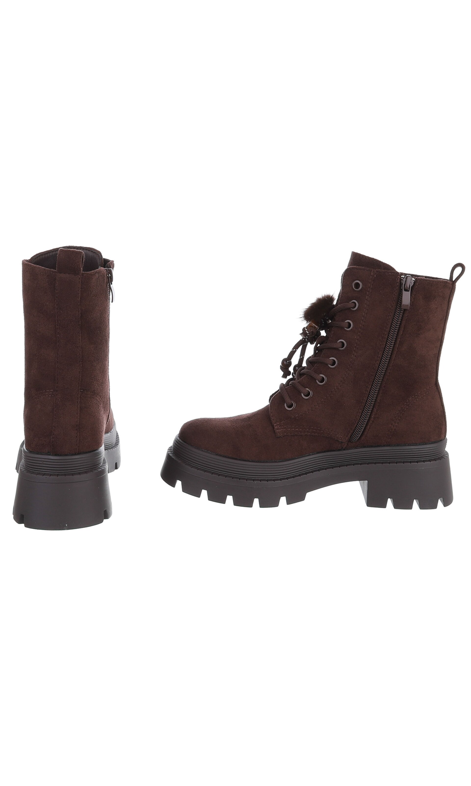 Ital-Design Stiefelette in Braun