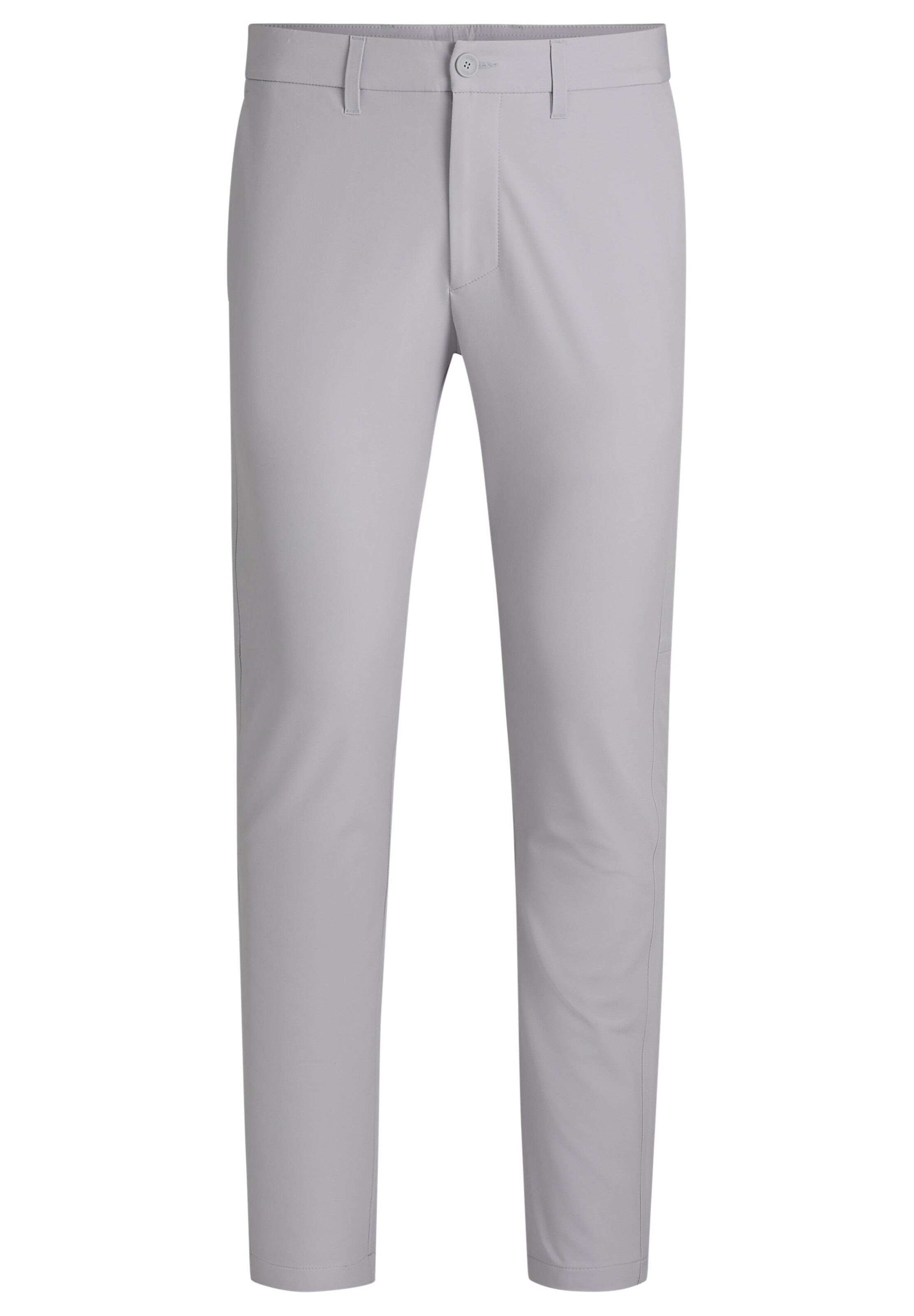 BOSS Slimfit Hose 'Commuter' in Grau: Vorderseite