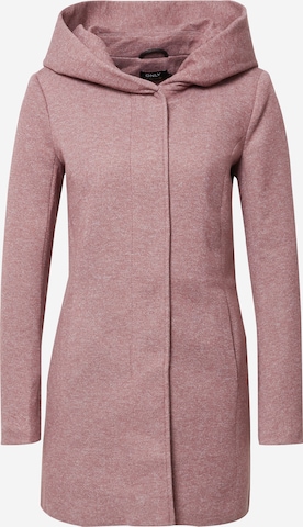 ONLY Between-seasons coat 'Sedona' in Pink: front