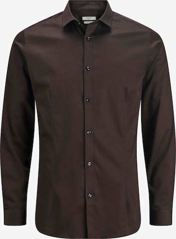 Chemise JACK & JONES en marron : devant