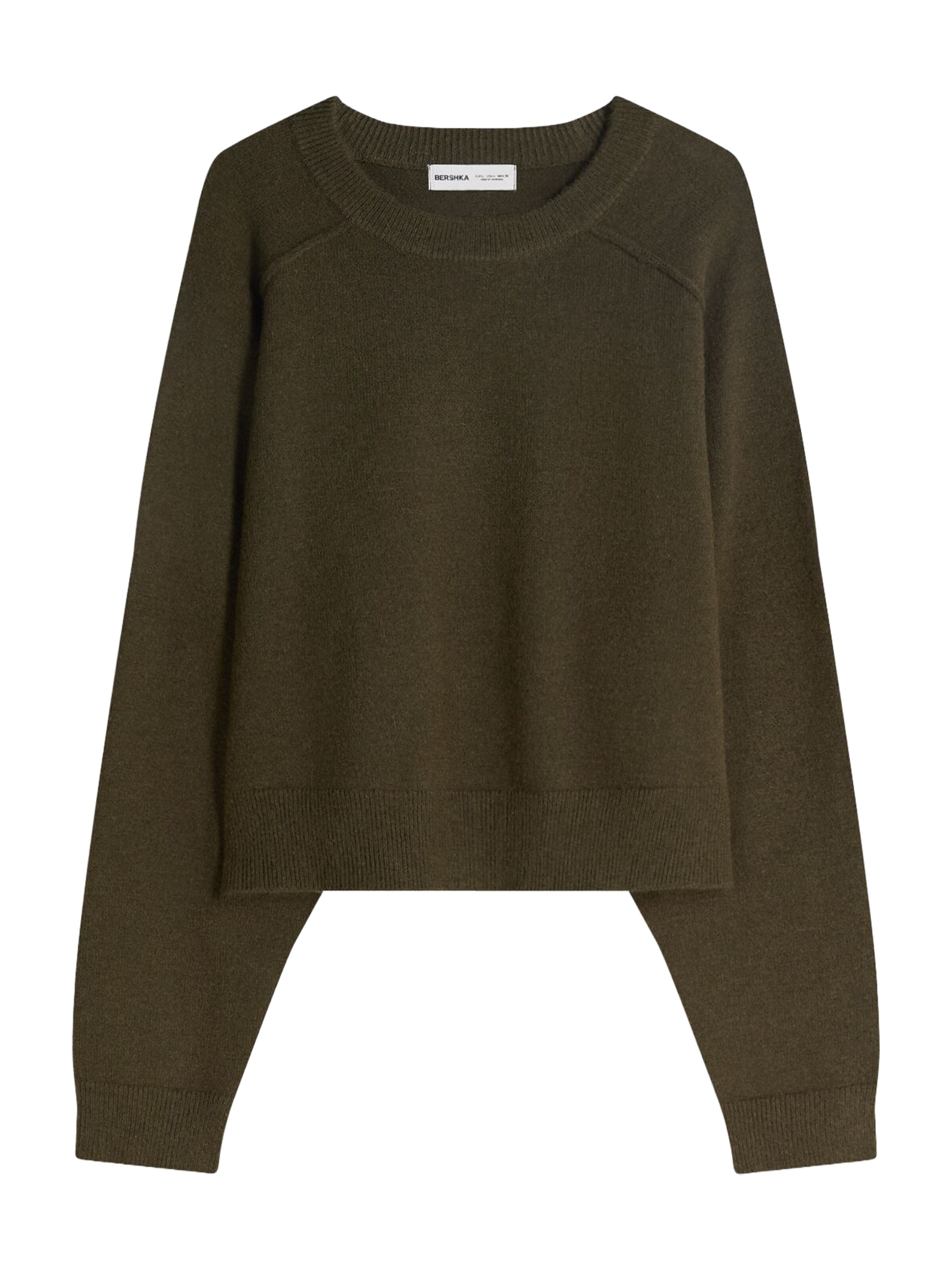 Bershka Sweater in Dark green, Item view