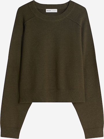 Bershka Neulepaita värissä vihreä: etupuoli