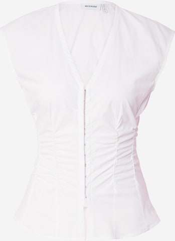 WEEKDAY Blouse 'Alec' in White: front