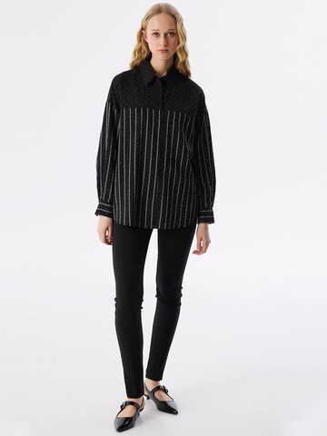 Twist Blouse in Zwart