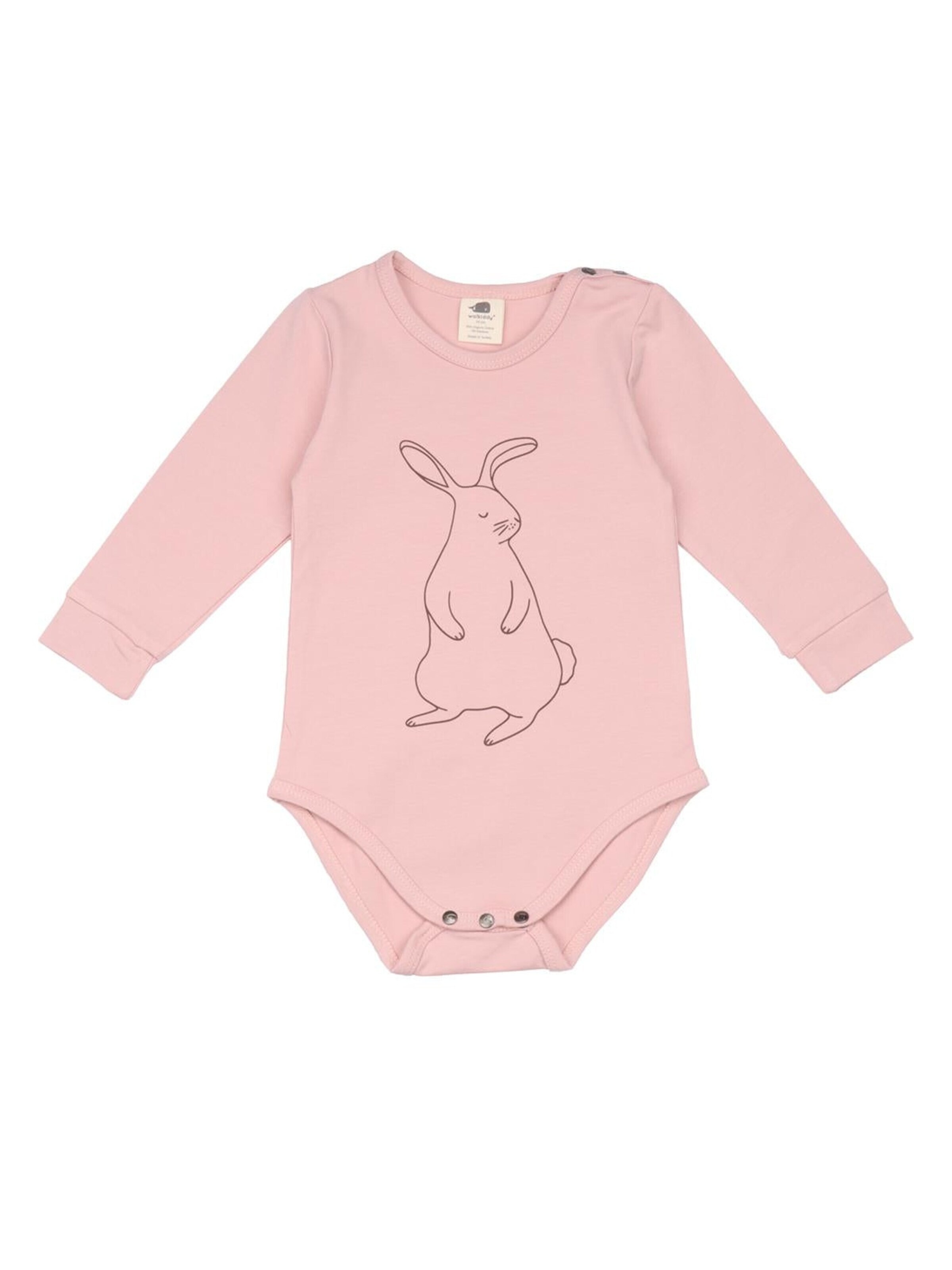 Walkiddy Strampler/Body‌‌‌‌‌‌ in Pink: Vorderseite