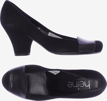 heine Pumps 36 in Schwarz: Vorderseite