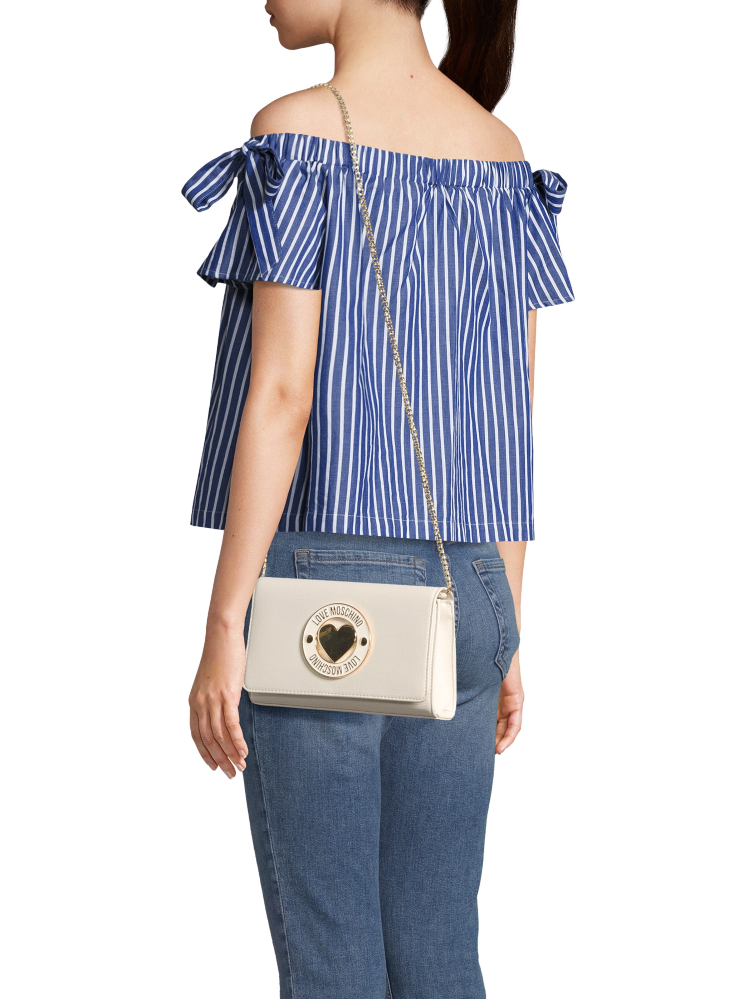 Love Moschino Crossbody bag in Beige