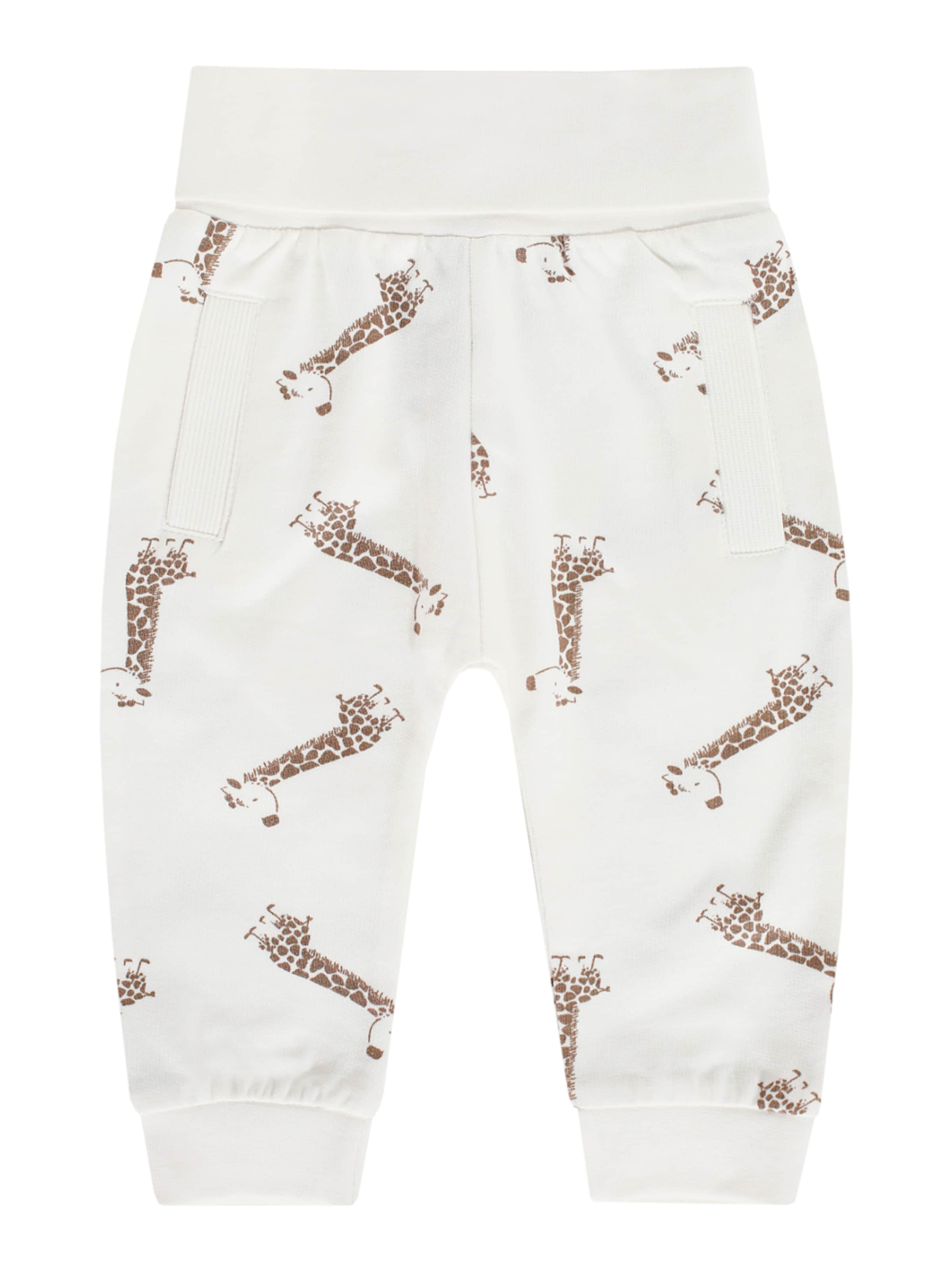 JACKY Конический (Tapered) Штаны 'BABY ON TOUR' в Белый: спереди