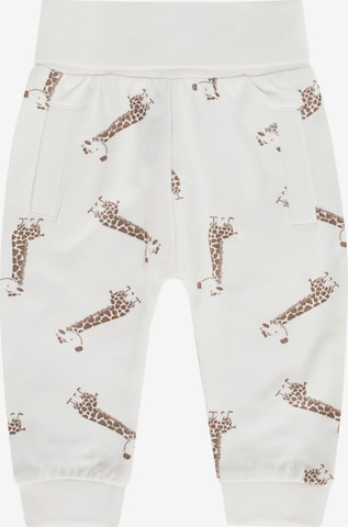 JACKY Tapered Housut 'BABY ON TOUR' värissä valkoinen: etupuoli