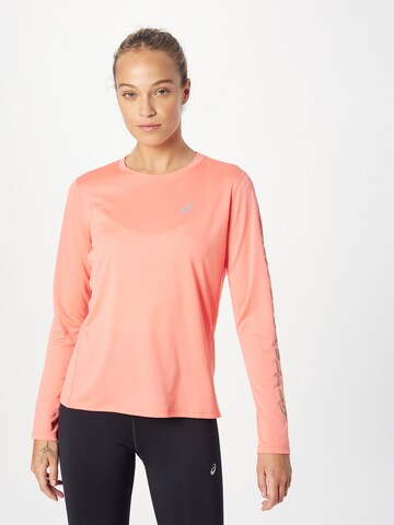 ASICS Performance Shirt 'Katakana' in Orange: front