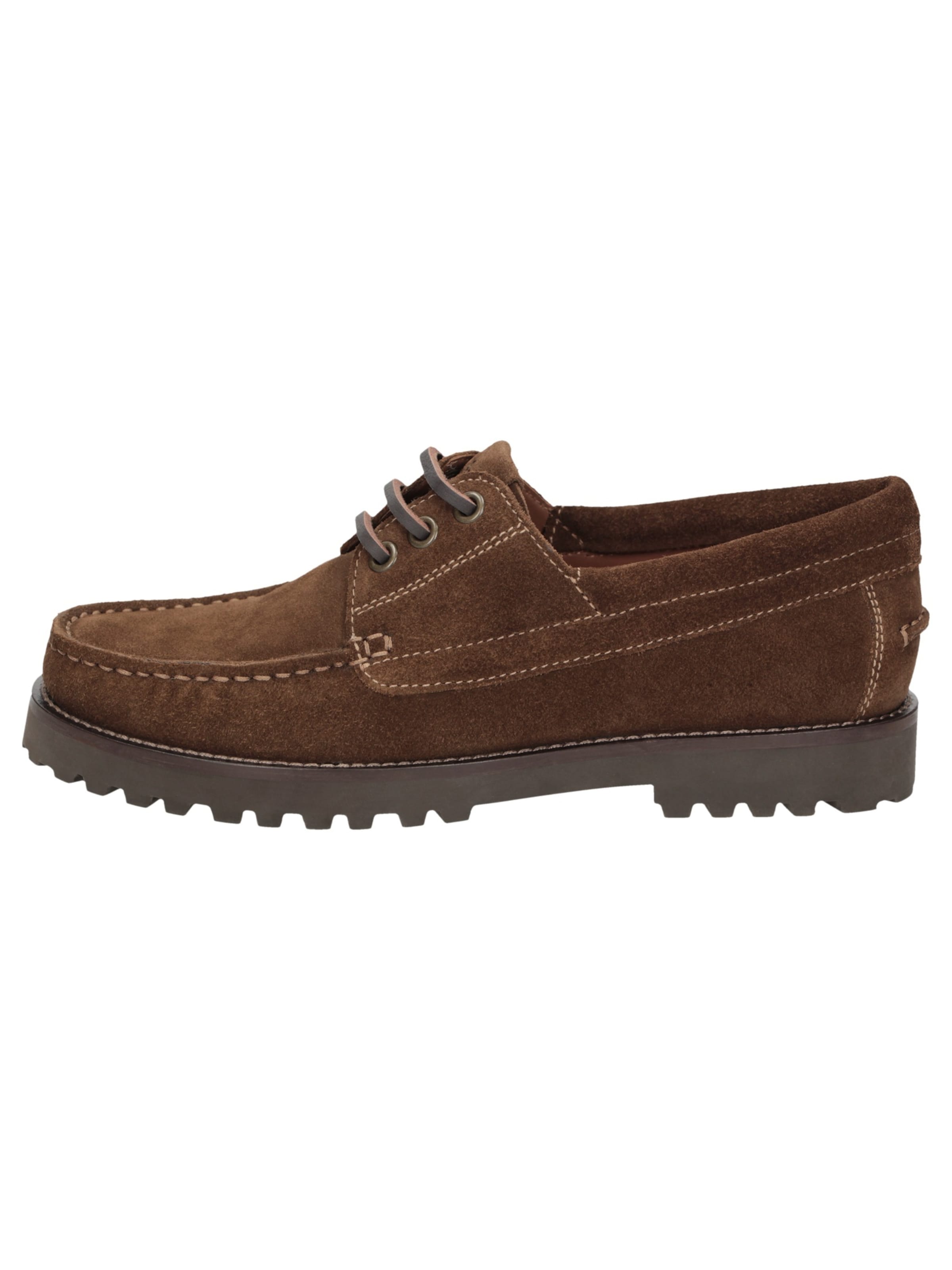 SIOUX Lace-up shoe ' Mikanera-700 ' in Brown
