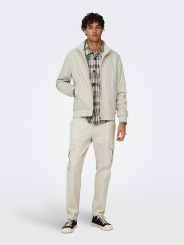 Veste mi-saison 'ALEXANDER' Only & Sons en gris