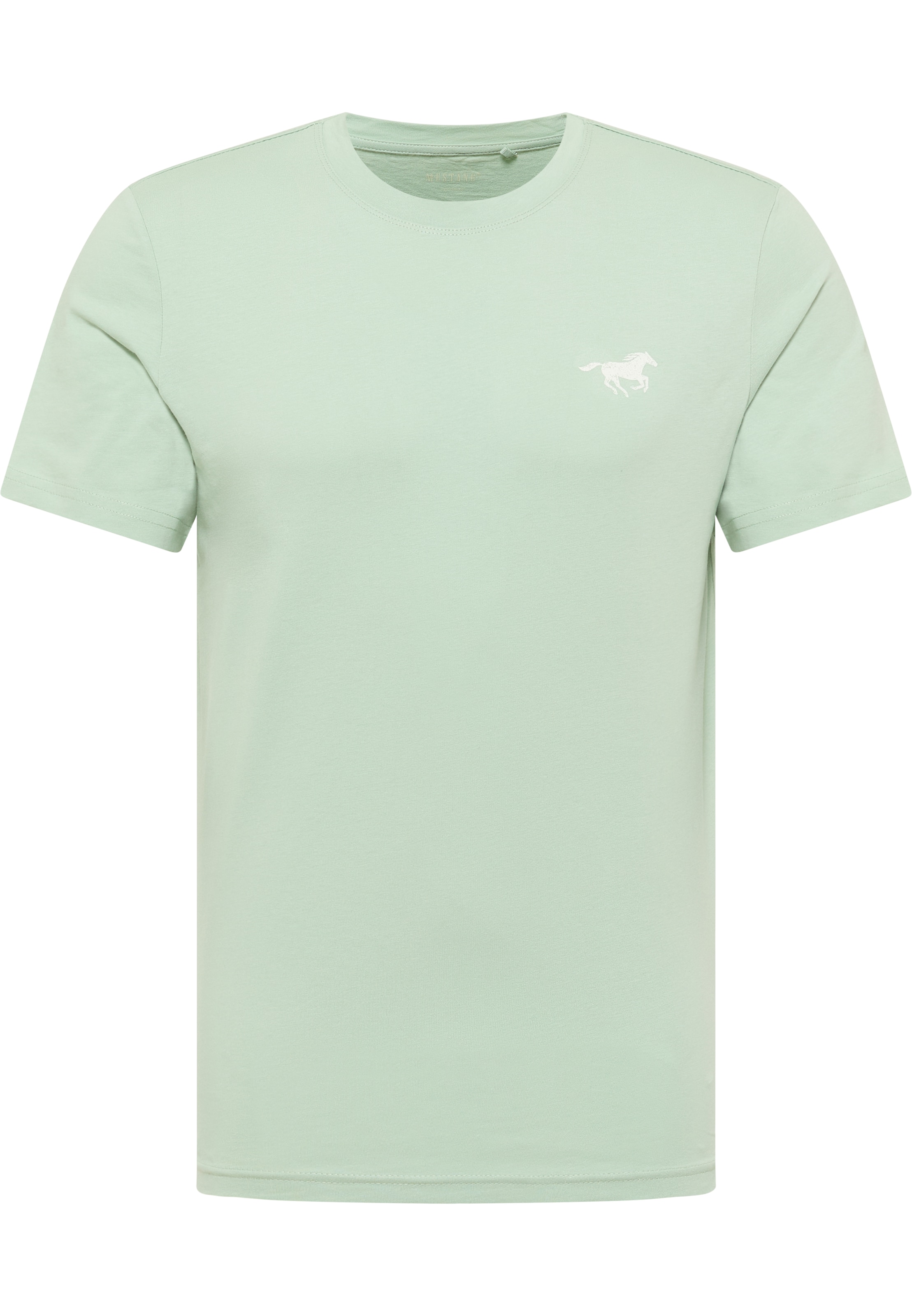 T-Shirt 'STYLE AUSTIN' MUSTANG en vert : devant