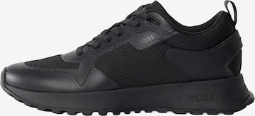 Sneaker bassa 'Jonah' di BOSS in nero: frontale