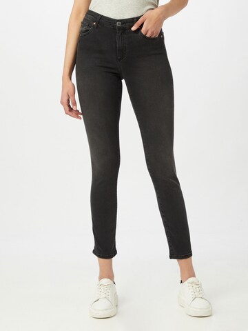 AG Jeans Skinny Jeans 'MARI' in Zwart: voorkant