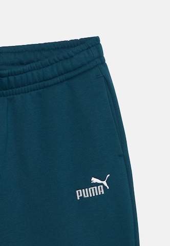 Tapered Pantaloni 'Ess No. 1' di PUMA in verde: frontale