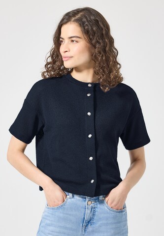 STREET ONE Strickjacke in Blau: Vorderseite