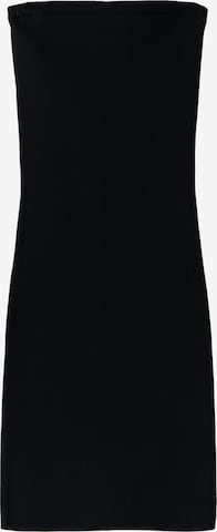 Bershka Pletené šaty - Čierna: predná strana