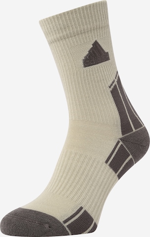 ADIDAS PERFORMANCE Athletic Socks in Grey: front