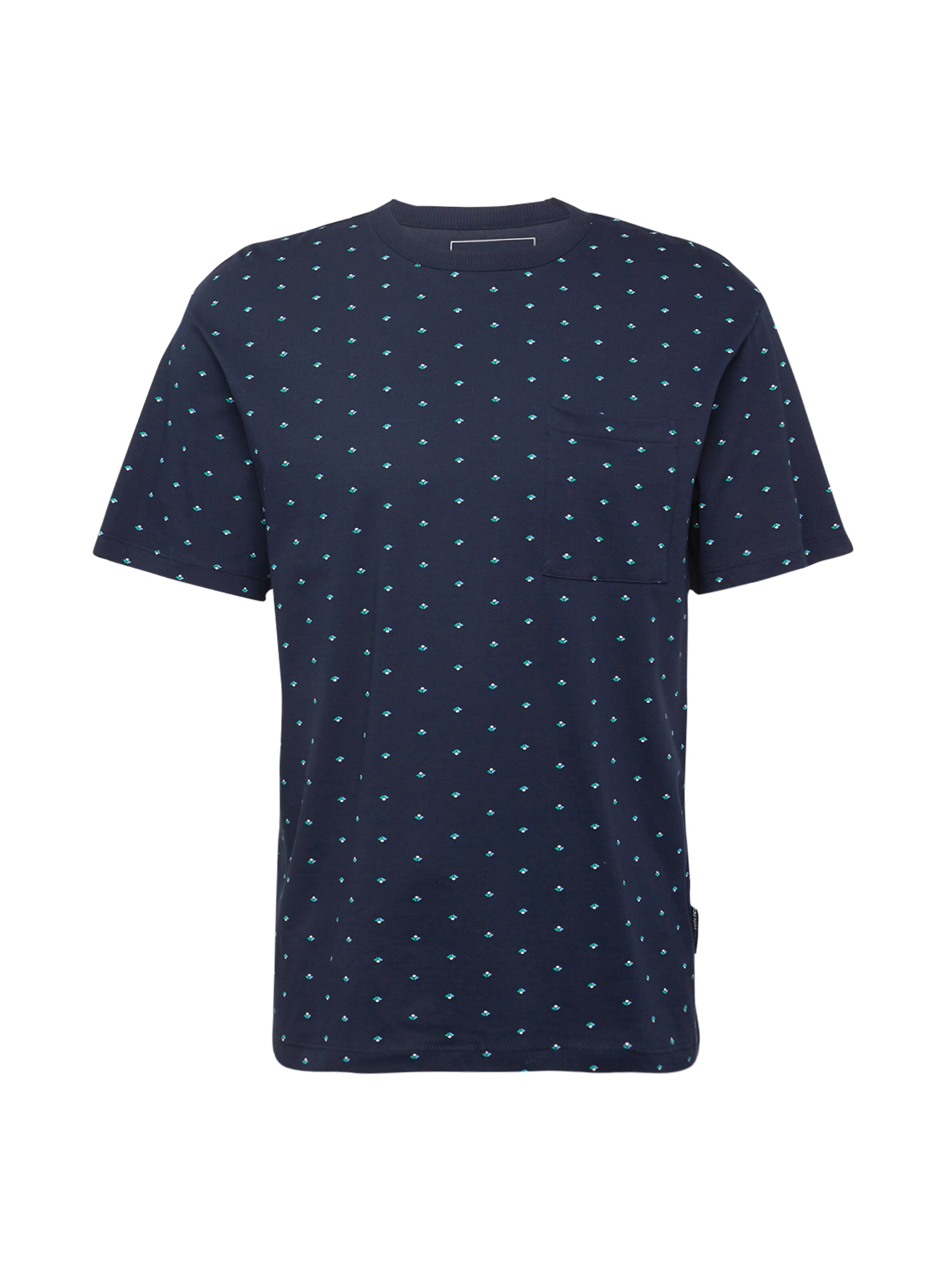 T-Shirt TOM TAILOR DENIM en bleu : devant