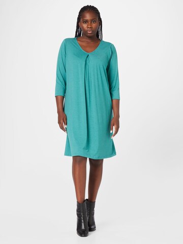 ONLY Carmakoma Dress 'ANNI' in Green: front