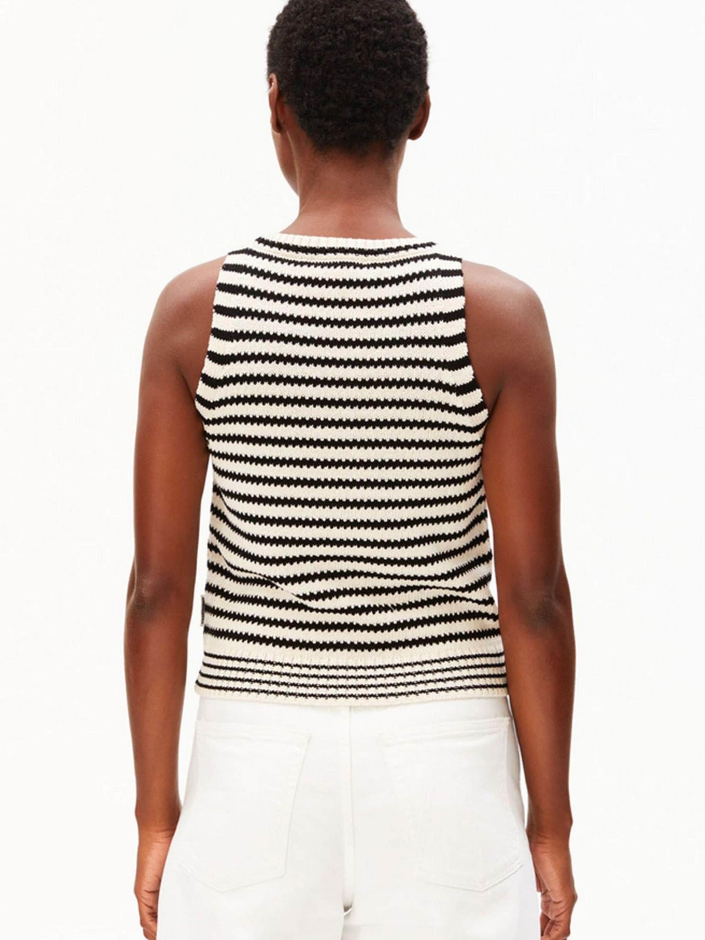 ARMEDANGELS Stricktop STRIPE in Beige