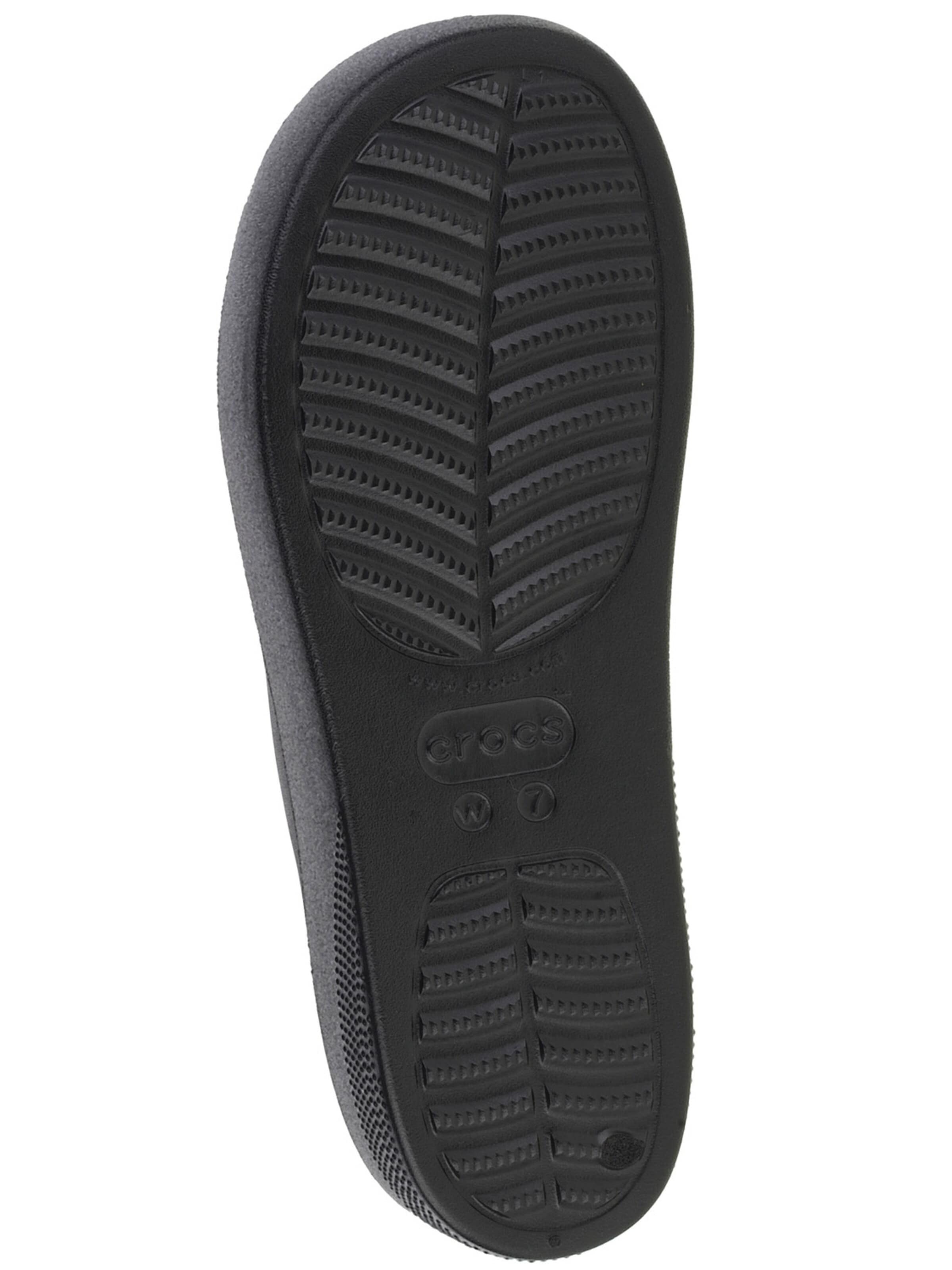 Claquettes / Tongs Crocs en noir