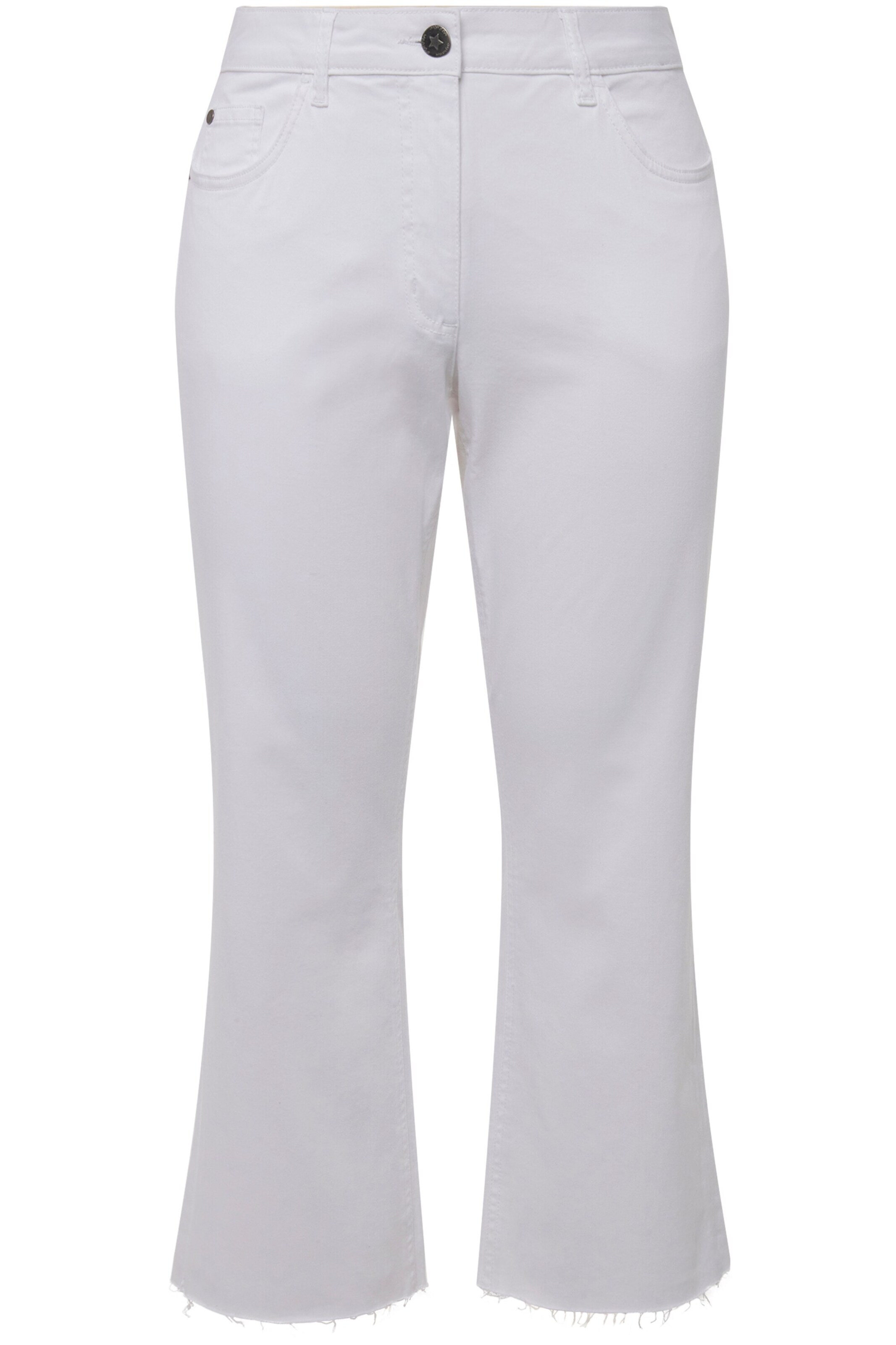 Angel of Style Flared Jeans in Weiß: Vorderseite