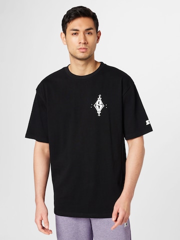 T-Shirt 'Peak' Starter Black Label en noir : devant