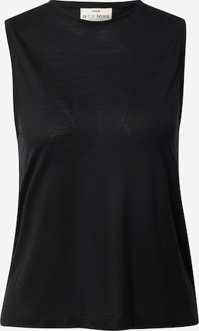 A LOT LESS Top 'Hayden' in Black: front