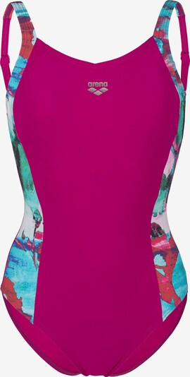 ARENA Figūru koriģējošs peldkostīms 'BODYLIFT STEFANIA C-CUP', krāsa - lillā / jauktu krāsu, Preces skats