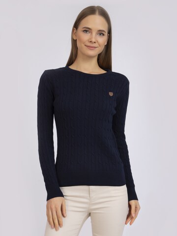 Pullover 'Vega' di Sir Raymond Tailor in blu: frontale