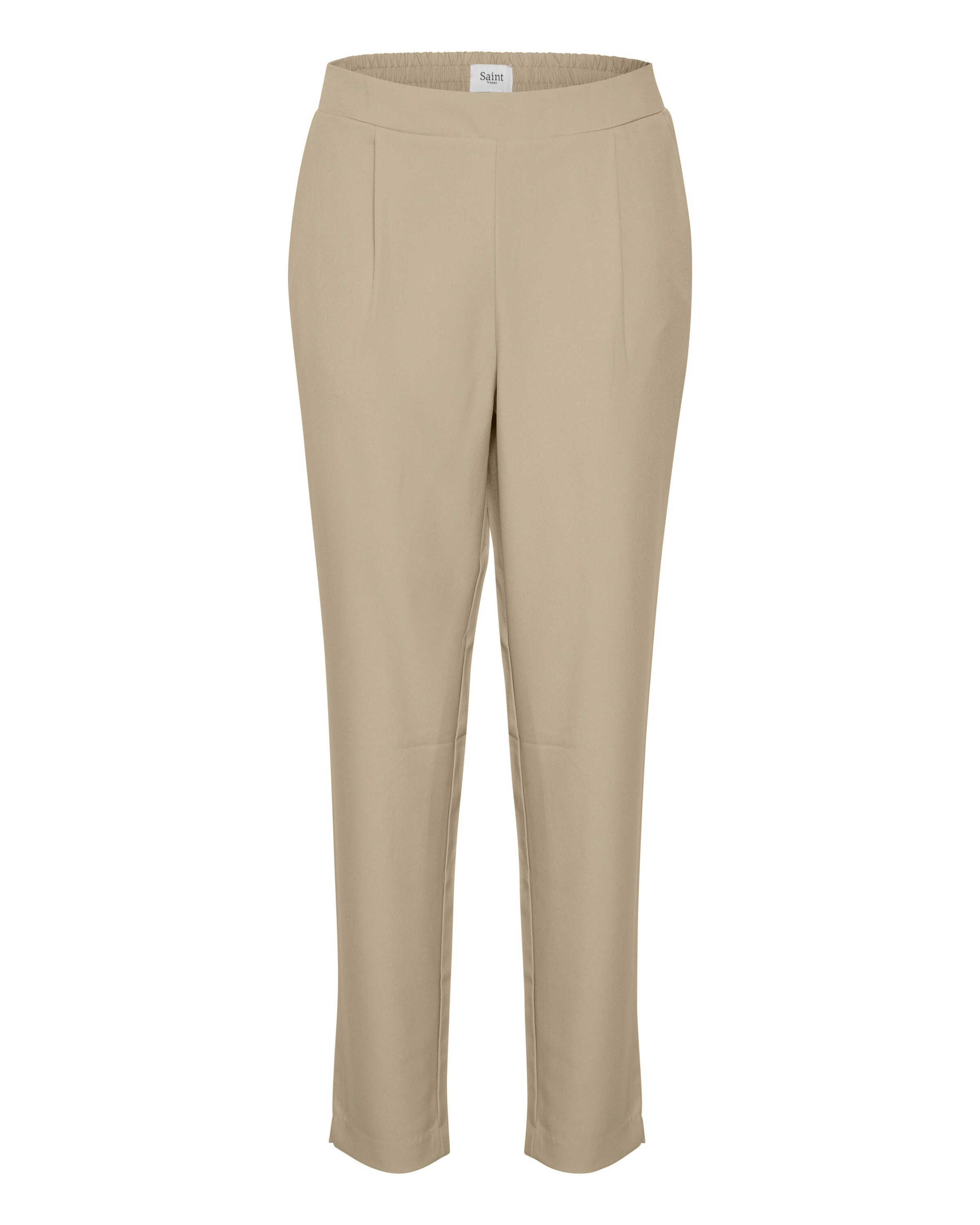 SAINT TROPEZ Trousers 'Celest' in Beige: front