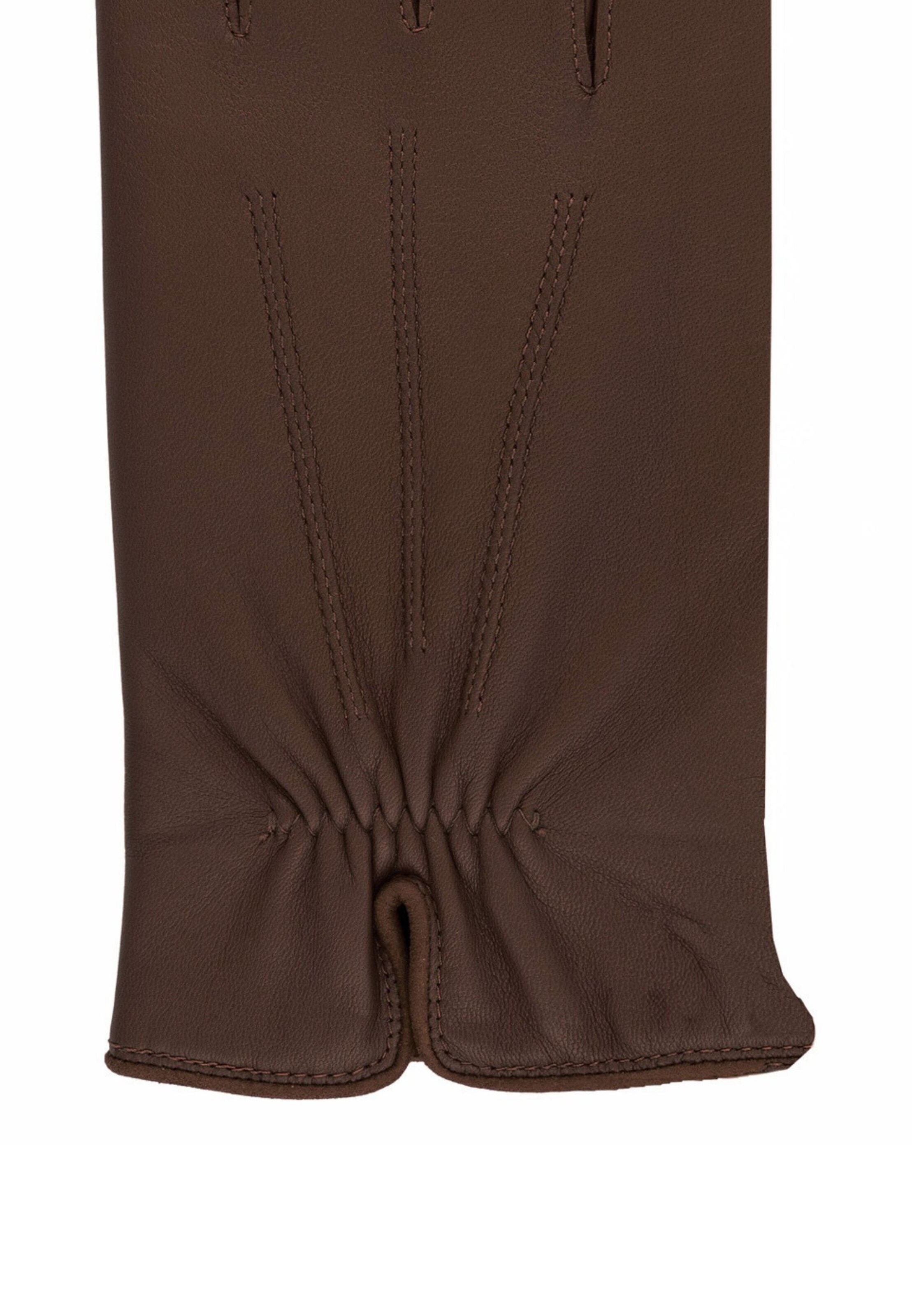Mezzoguanti 'ANTWERPEN PLAIN' di Roeckl in marrone