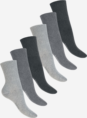 footstar Socks 'Comfort Fit' in Grey: front