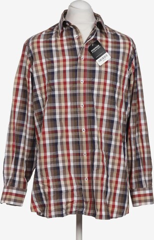 Walbusch Button Up Shirt in L in Brown: front