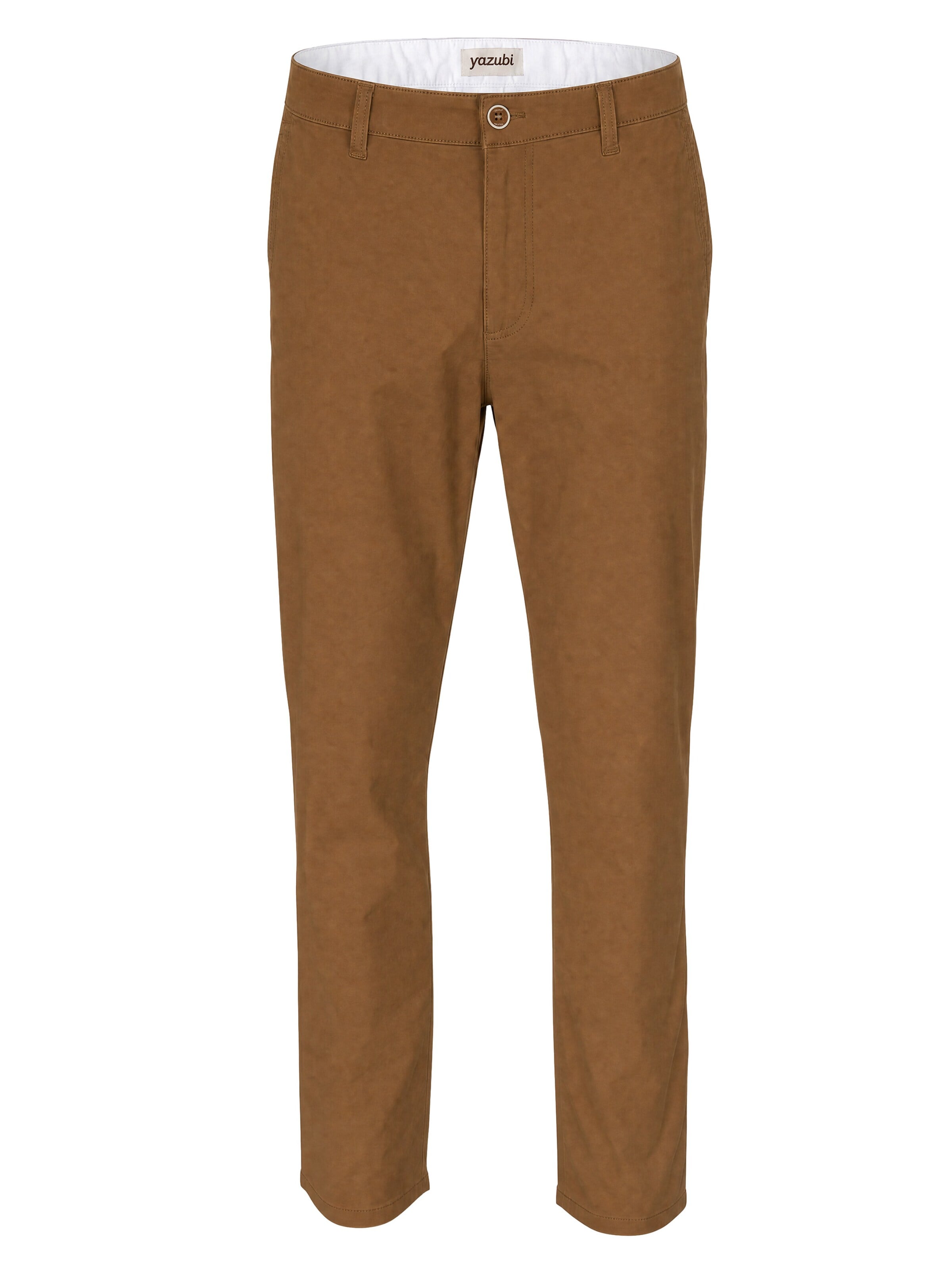 yazubi Slim fit Chino Pants 'Kyle' in Beige: front