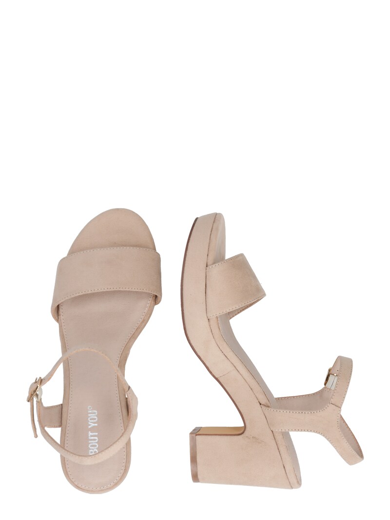 High-heeled Sandals ABOUT YOU High-heeled sandals Beige