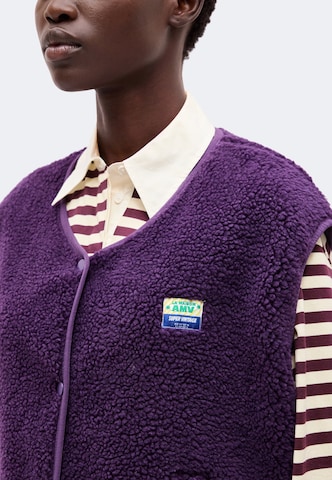 AMERICAN VINTAGE - Colete 'HOKTOWN' em roxo