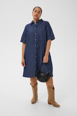 KAFFE CURVE Kleid 'KCJada' in Blau