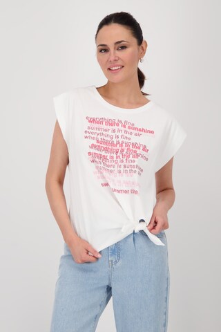 monari T-Shirt in Weiß: Vorderseite