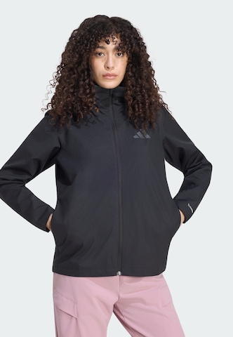 ADIDAS TERREX Outdoorjas 'Essentials' in Zwart: voorkant