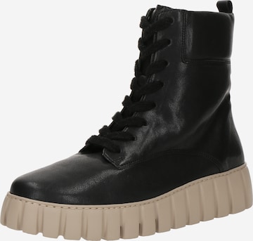 Bottines à lacets GABOR en noir : devant