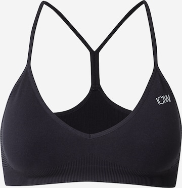 Soutien-gorge de sport 'Ignite' ICANIWILL en noir : devant