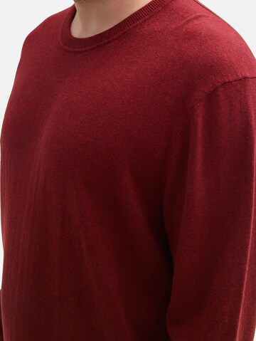 Pull-over TOM TAILOR Men + en rouge
