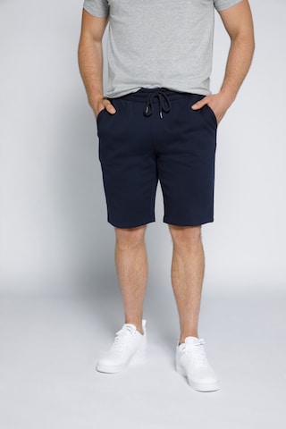 STHUGE Regular Pants in Blue: front