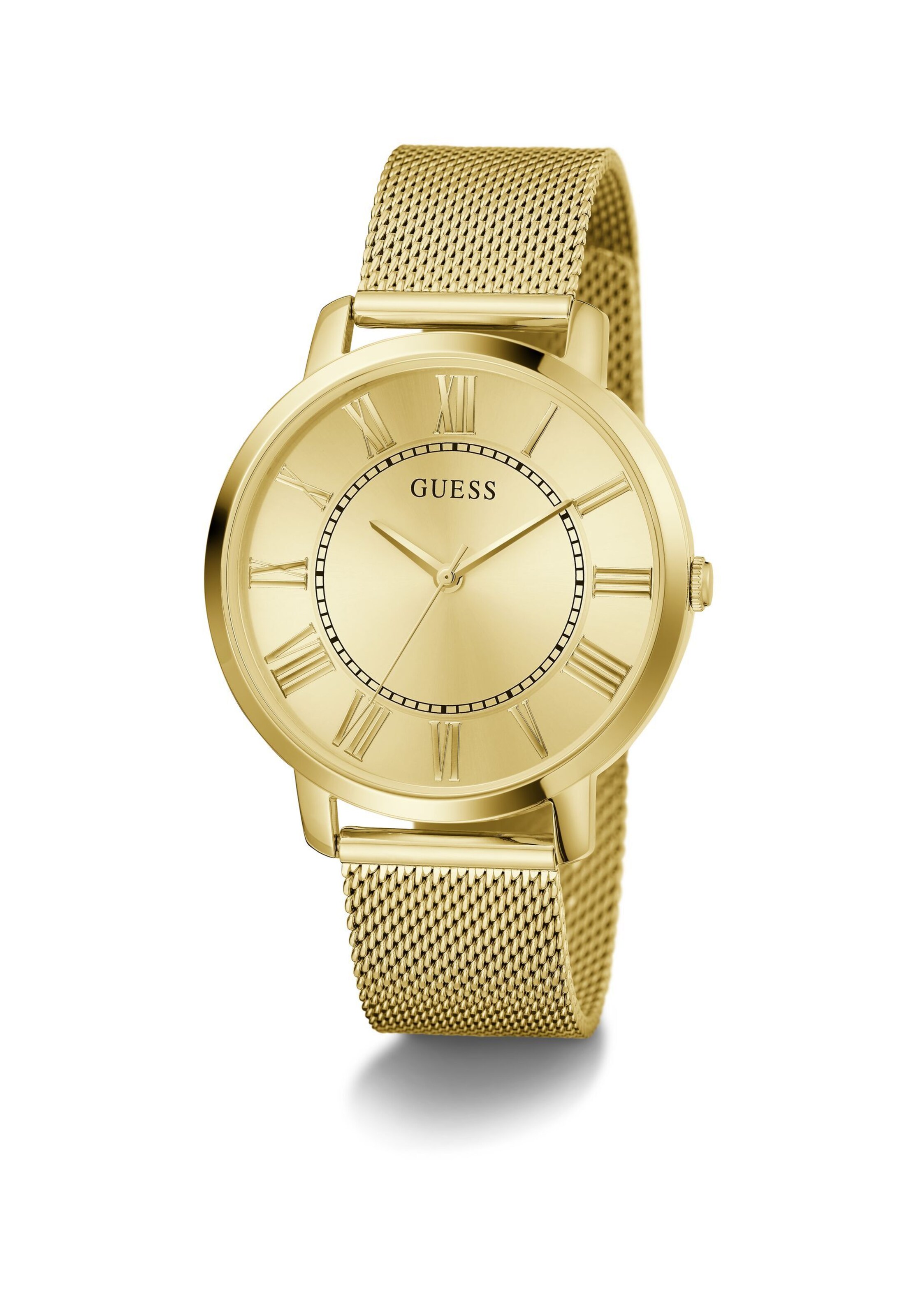 GUESS Analog Watch 'Tucker' in Gold: front