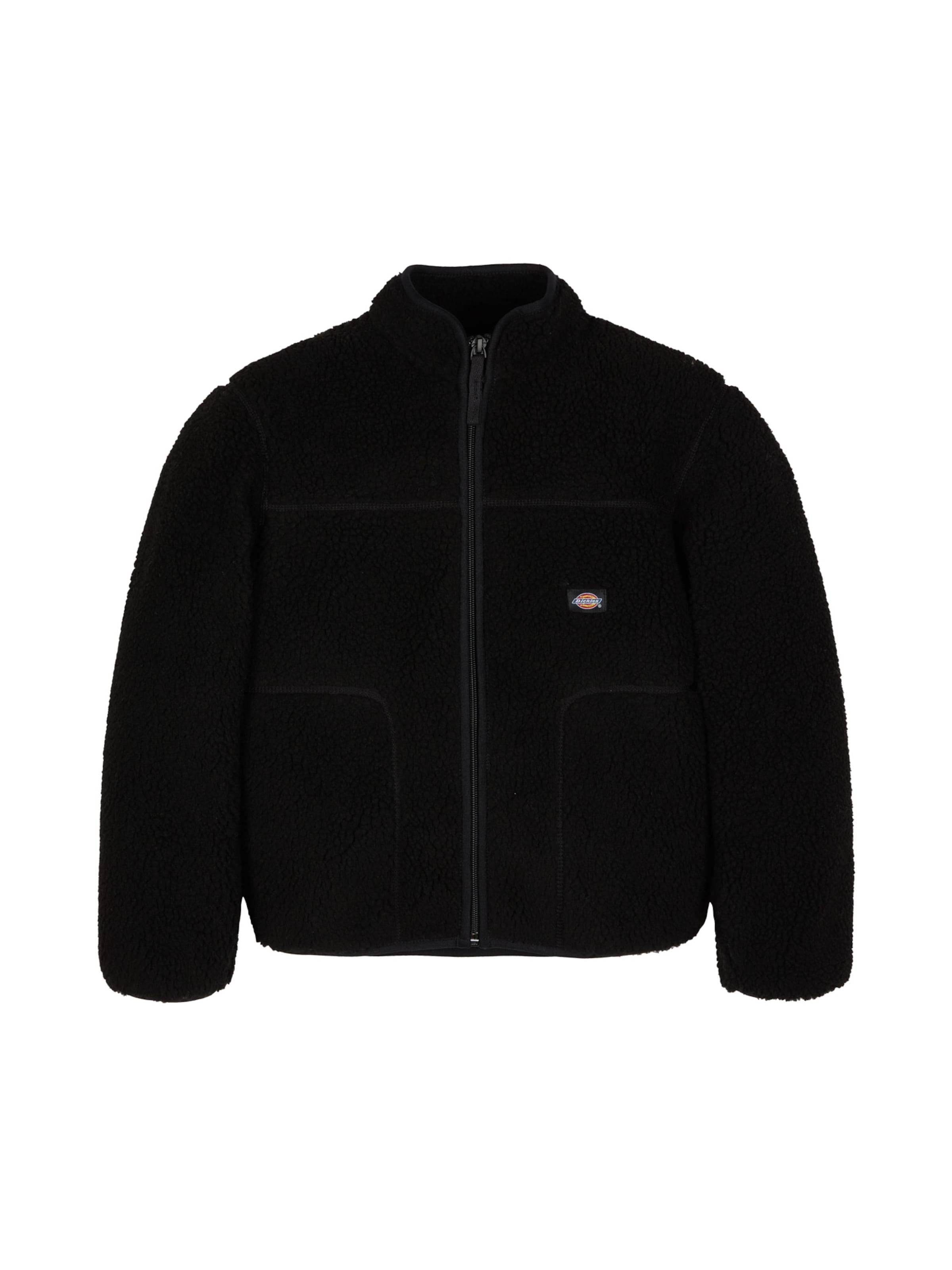 DICKIES Jopa iz flisa 'MOUNT HOPE' | črna barva: sprednja stran