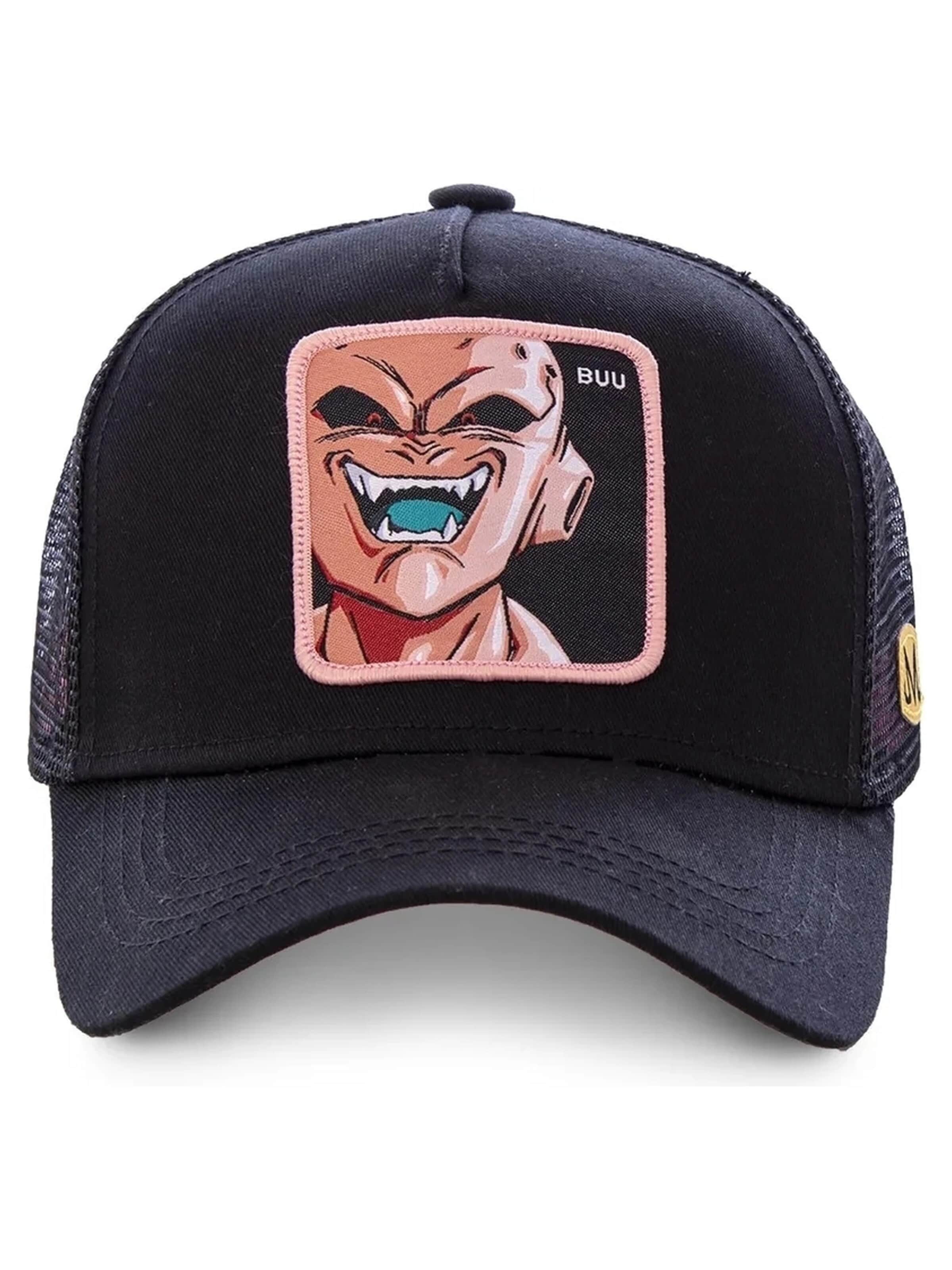 Capslab Czapka z daszkiem 'Gorra capslab negra buu bordado frente visera curva' w kolorze czarny: przód
