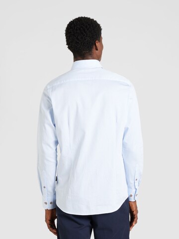 Coupe slim Chemise bugatti en bleu